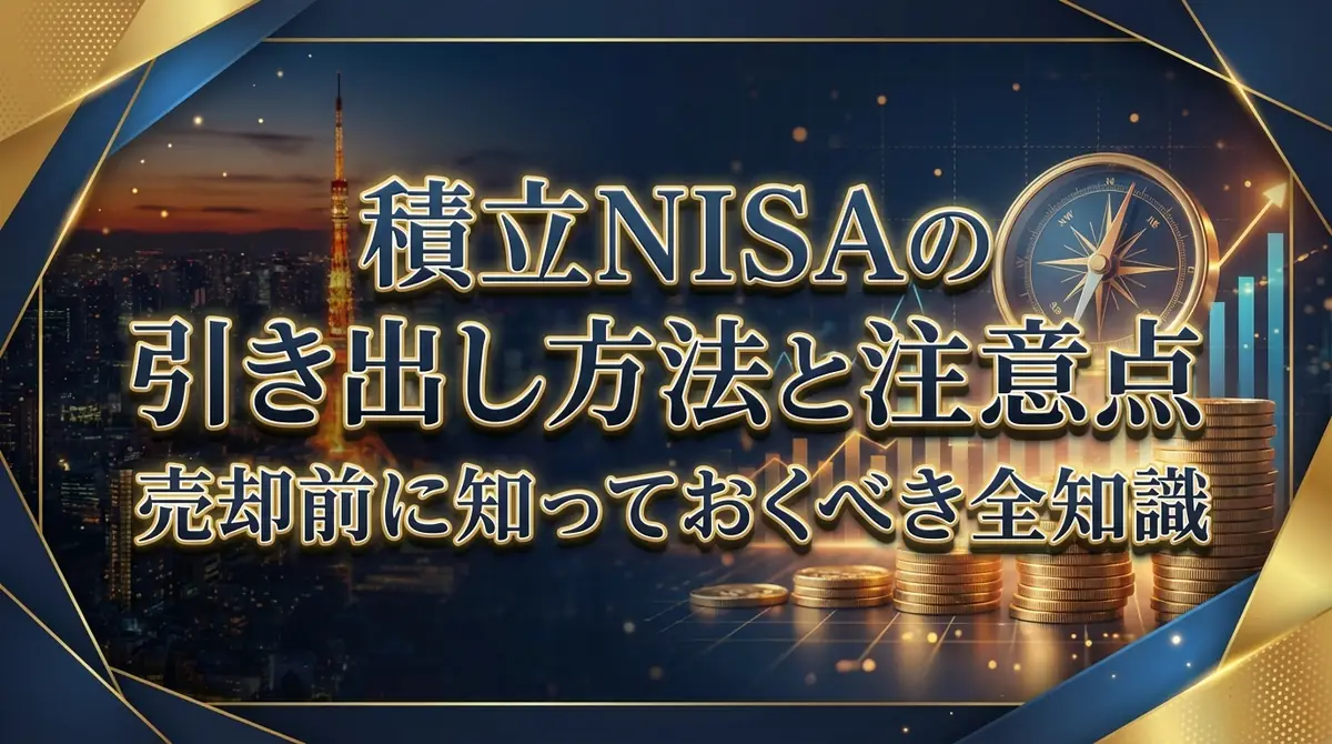 積立NISAの引き出し方法と注意点|売却前に知っておくべき全知識