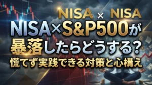 NISA×S&P500が暴落したらどうする？慌てず実践できる対策と心構え