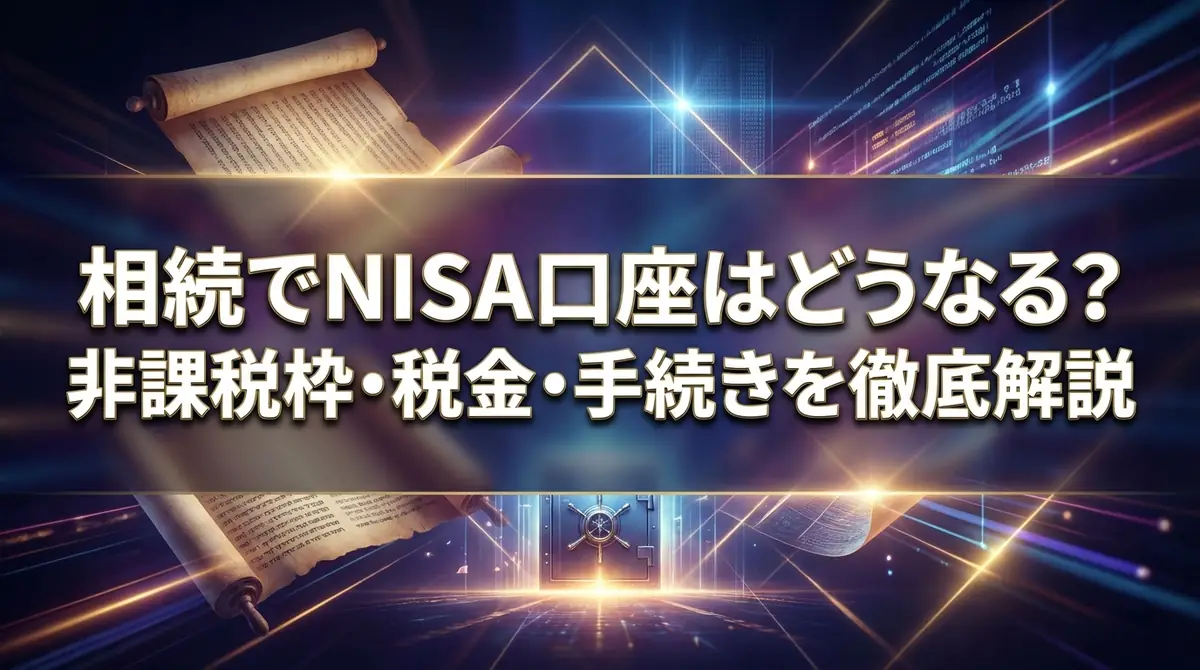 相続でNISA口座はどうなる？非課税枠・税金・手続きを徹底解説