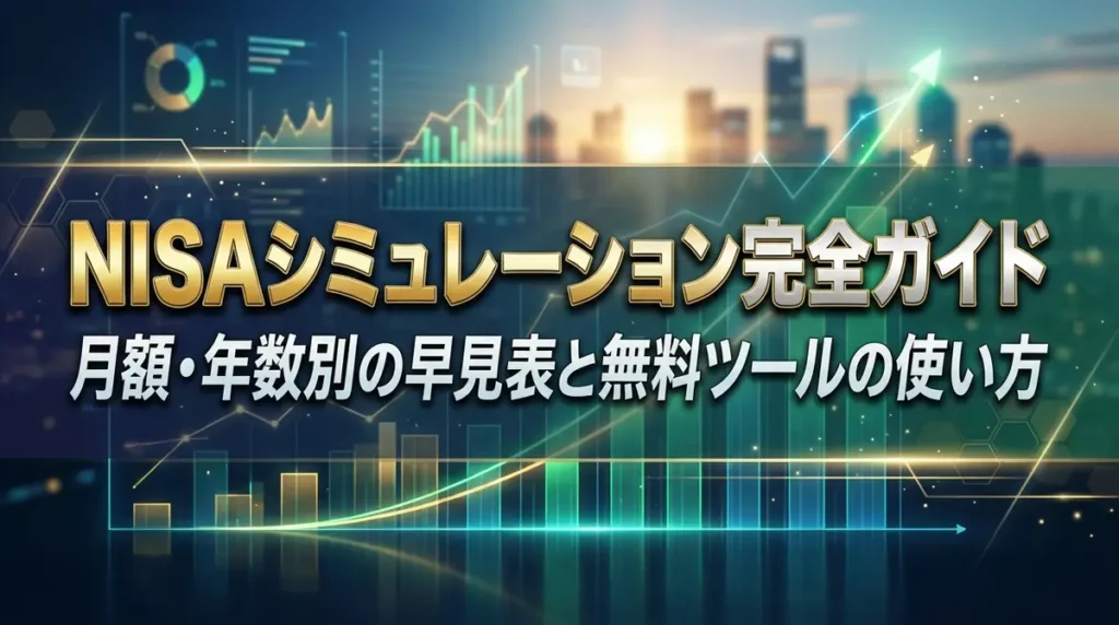 NISAシミュレーション完全ガイド｜月額・年数別の早見表と無料ツールの使い方