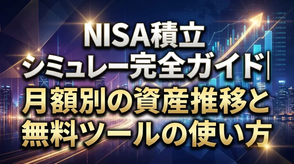 NISA積立シミュレーション完全ガイド｜月額別の資産推移と無料ツールの使い方