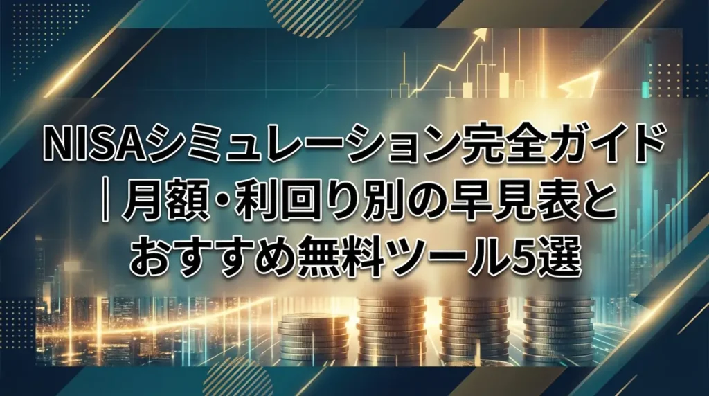 NISAシミュレーション完全ガイド｜月額・利回り別の早見表とおすすめ無料ツール5選